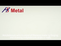 HS filo di tungsteno puro W1 fili di riscaldamento 99.95% di tungsteno filo di tungsteno a filamento torto 4 mm